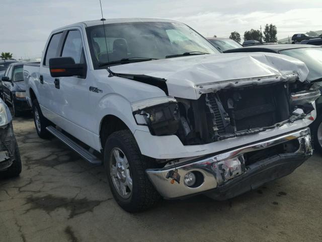 1FTFW1CV2AFC55074 - 2010 FORD F150 SUPER WHITE photo 1