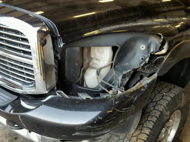 3D7KS28L39G555603 - 2009 DODGE RAM 2500 BLACK photo 9