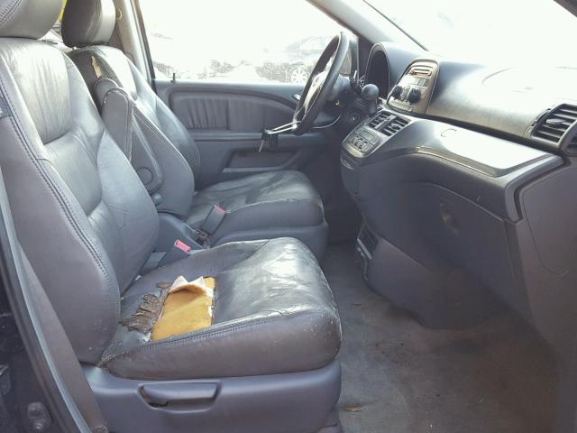 5FNRL387X5B095953 - 2005 HONDA ODYSSEY EX BLUE photo 5