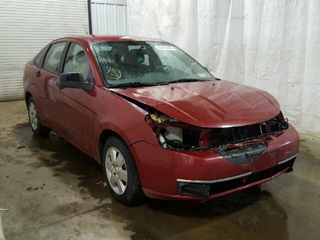 1FAHP34N09W131872 - 2009 FORD FOCUS S RED photo 1