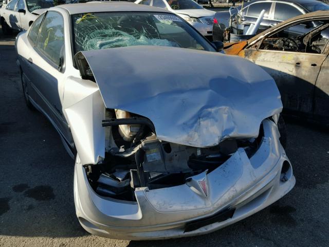 1G2JB124917179446 - 2001 PONTIAC SUNFIRE SE SILVER photo 1