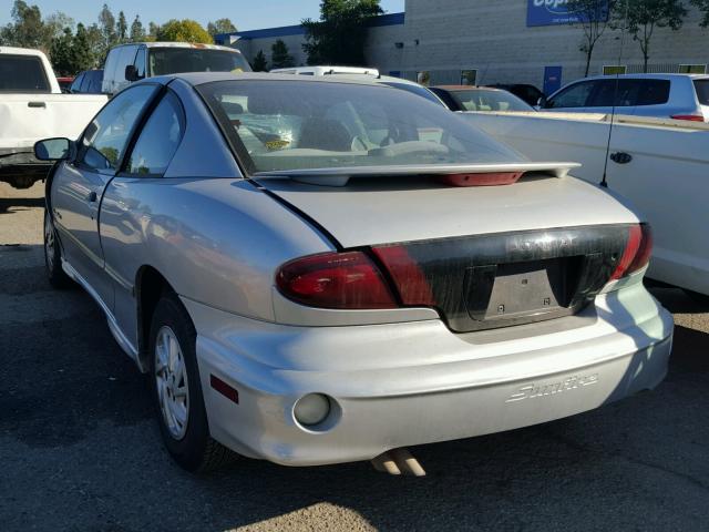 1G2JB124917179446 - 2001 PONTIAC SUNFIRE SE SILVER photo 3