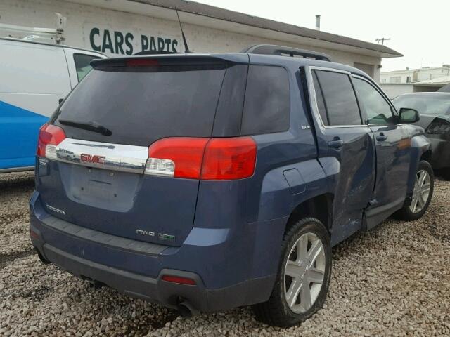 2CTFLTE55B6262358 - 2011 GMC TERRAIN SL BLUE photo 4