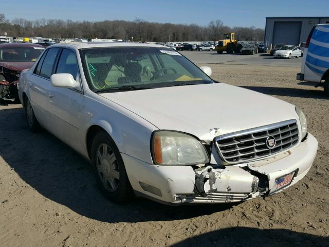 1G6KD54Y94U240921 - 2004 CADILLAC DEVILLE WHITE photo 1