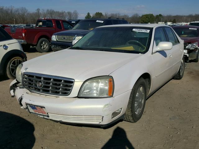 1G6KD54Y94U240921 - 2004 CADILLAC DEVILLE WHITE photo 2