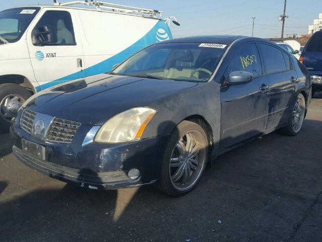 1N4BA41E86C819732 - 2006 NISSAN MAXIMA SE BLUE photo 2