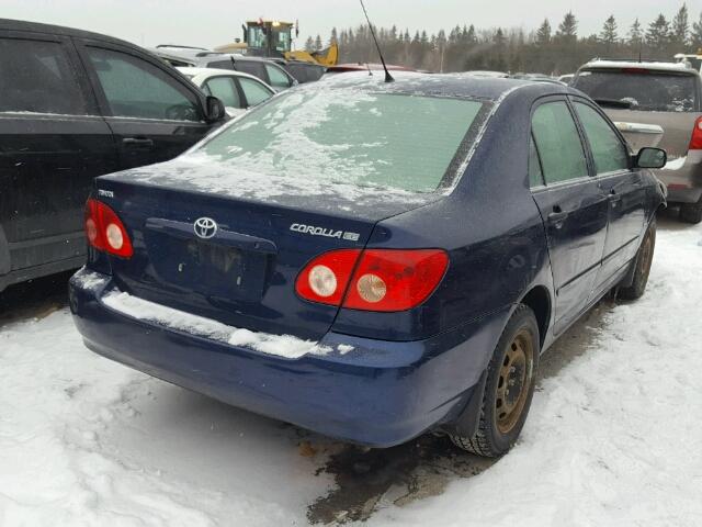 2T1BR32EX7C738218 - 2007 TOYOTA COROLLA CE BLUE photo 4