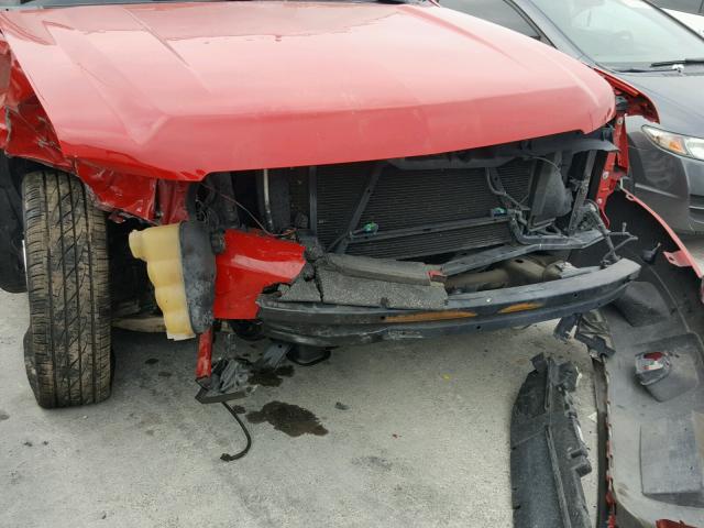 3GNEC12087G294261 - 2007 CHEVROLET AVALANCHE RED photo 9