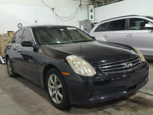 JNKCV51F15M313362 - 2005 INFINITI G35 BLACK photo 1