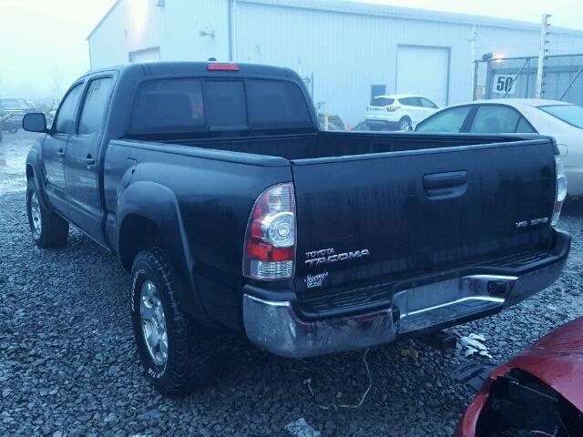 5TEMU52N39Z662017 - 2009 TOYOTA TACOMA DOU BLACK photo 3