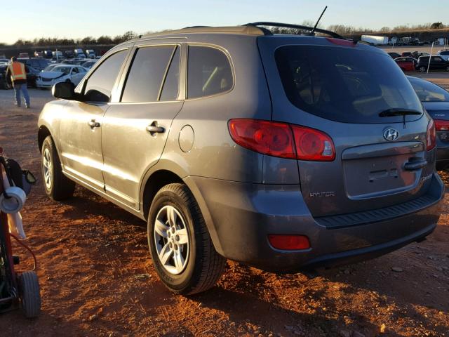 5NMSG13D29H250605 - 2009 HYUNDAI SANTA FE G CHARCOAL photo 3