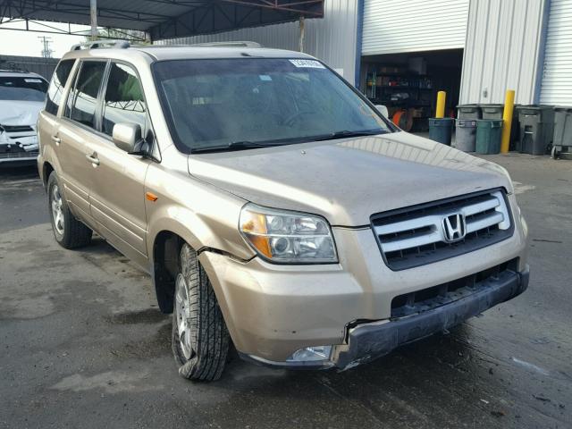 5FNYF28486B017532 - 2006 HONDA PILOT EX BROWN photo 1