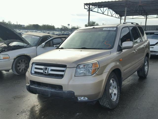 5FNYF28486B017532 - 2006 HONDA PILOT EX BROWN photo 2