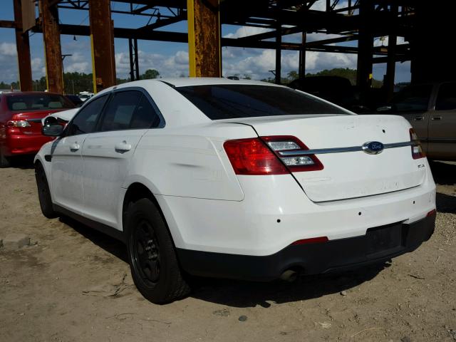 1FAHP2MK0EG168098 - 2014 FORD TAURUS POL WHITE photo 3