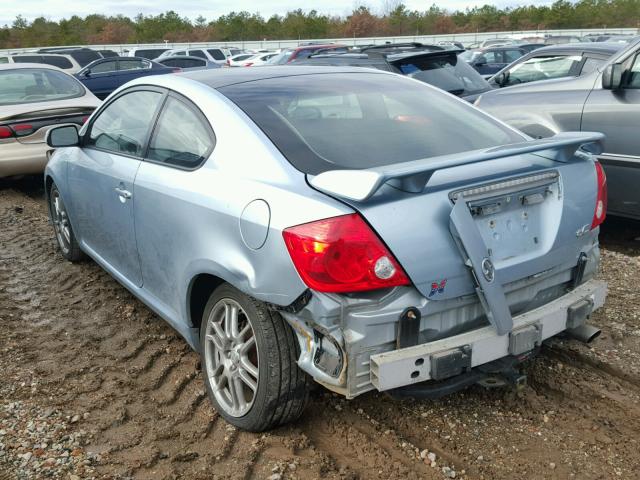 JTKDE177270194089 - 2007 TOYOTA SCION TC BLUE photo 3