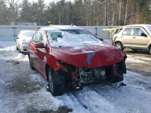 3N1AB7AP7FY327158 - 2015 NISSAN SENTRA S RED photo 1