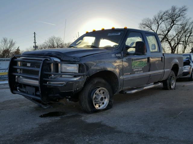 1FTNW21P94EB63749 - 2004 FORD F250 SUPER BLUE photo 2