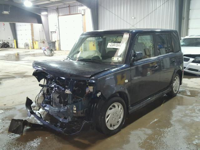 JTLKT324850205997 - 2005 TOYOTA SCION XB BLUE photo 2