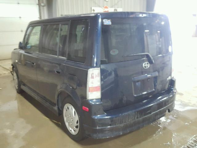 JTLKT324850205997 - 2005 TOYOTA SCION XB BLUE photo 3