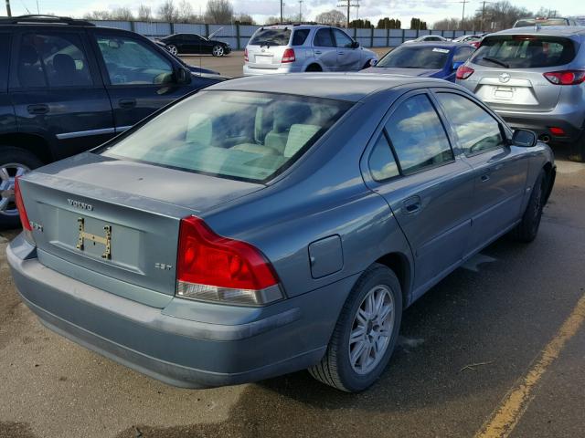 YV1RS59V042400559 - 2004 VOLVO S60 2.5T GREEN photo 4