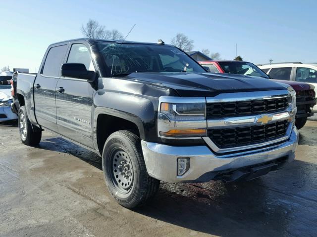 3GCUKREC6HG156098 - 2017 CHEVROLET SILVERADO BLACK photo 1