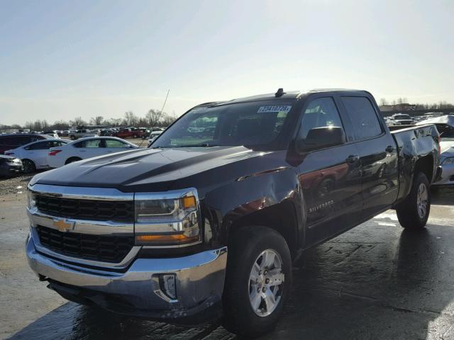 3GCUKREC6HG156098 - 2017 CHEVROLET SILVERADO BLACK photo 2