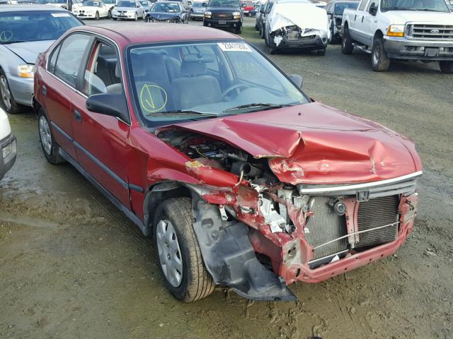 1HGEJ6674XL051831 - 1999 HONDA CIVIC LX RED photo 1