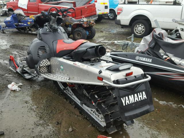 JYE8HA0008A003515 - 2008 YAMAHA SNOWMOBILE BLACK photo 3