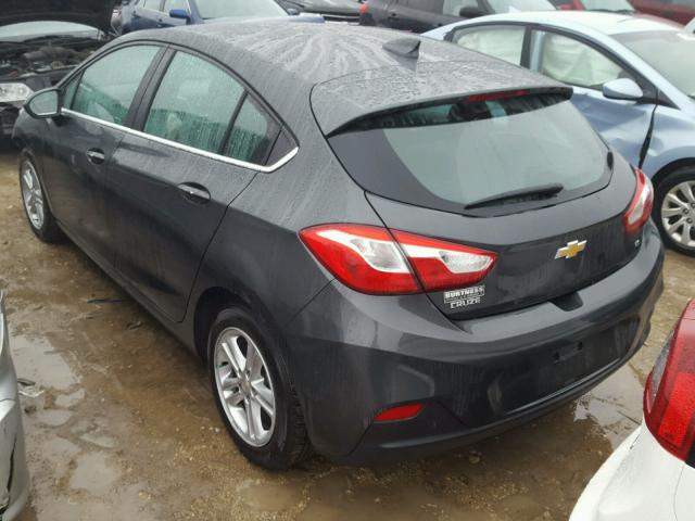 3G1BE6SM1HS558109 - 2017 CHEVROLET CRUZE LT BLACK photo 3