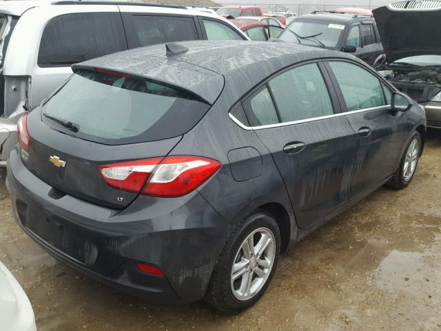 3G1BE6SM1HS558109 - 2017 CHEVROLET CRUZE LT BLACK photo 4