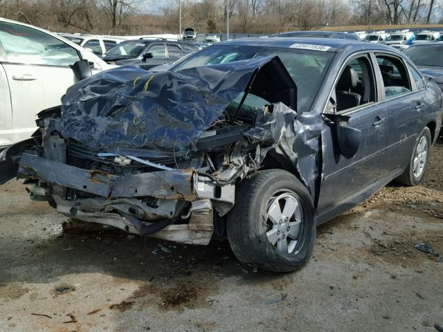 2G1WT58N981339041 - 2008 CHEVROLET IMPALA LT GRAY photo 2