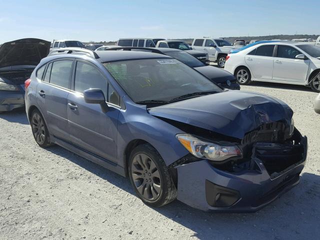 JF1GPAL6XDH810409 - 2013 SUBARU IMPREZA SP BLUE photo 1