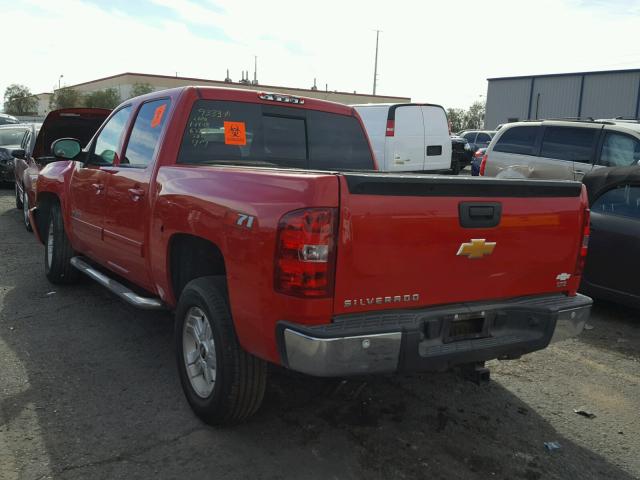 3GCPCTE05DG247371 - 2013 CHEVROLET SILVERADO RED photo 3