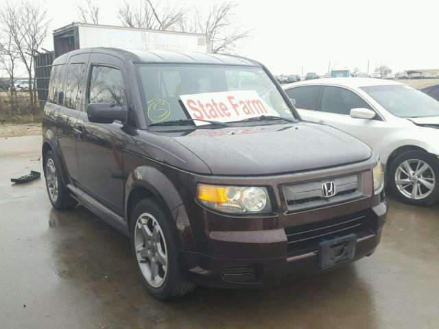 5J6YH18998L013709 - 2008 HONDA ELEMENT SC MAROON photo 1