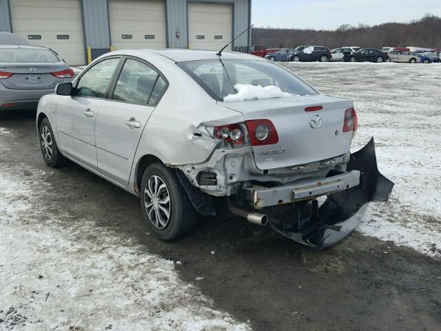 JM1BK12F761517177 - 2006 MAZDA 3 I SILVER photo 3