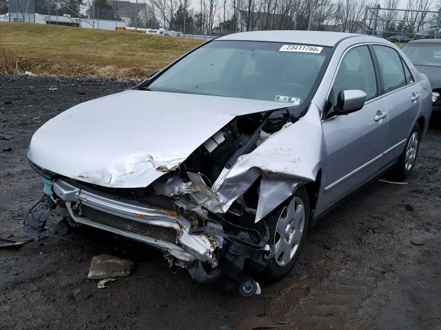 1HGCM56457A221124 - 2007 HONDA ACCORD LX SILVER photo 2