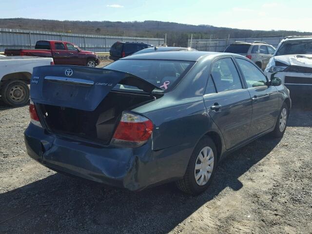 4T1BE32K86U111113 - 2006 TOYOTA CAMRY LE GREEN photo 4