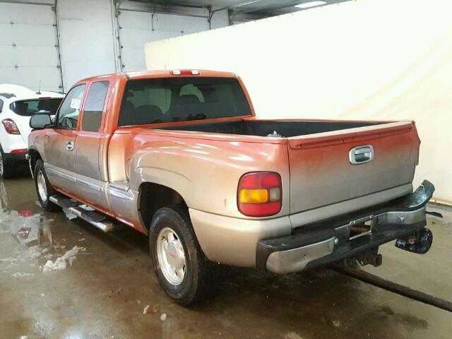 2GTEK19TXY1386350 - 2000 GMC NEW SIERRA ORANGE photo 3