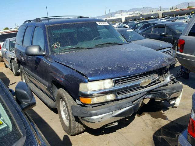 1GNEC13V52R195772 - 2002 CHEVROLET TAHOE C150 BLUE photo 1