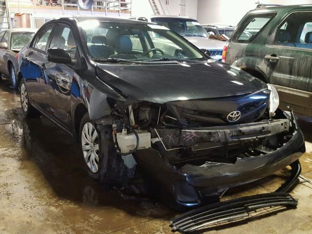 2T1BU4EE2CC828232 - 2012 TOYOTA COROLLA BA BLACK photo 1