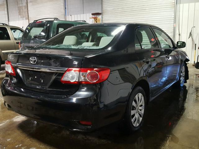 2T1BU4EE2CC828232 - 2012 TOYOTA COROLLA BA BLACK photo 4