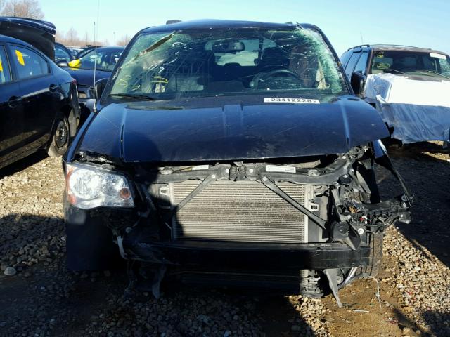 2C4RC1BG5ER367276 - 2014 CHRYSLER TOWN & COU BLACK photo 9