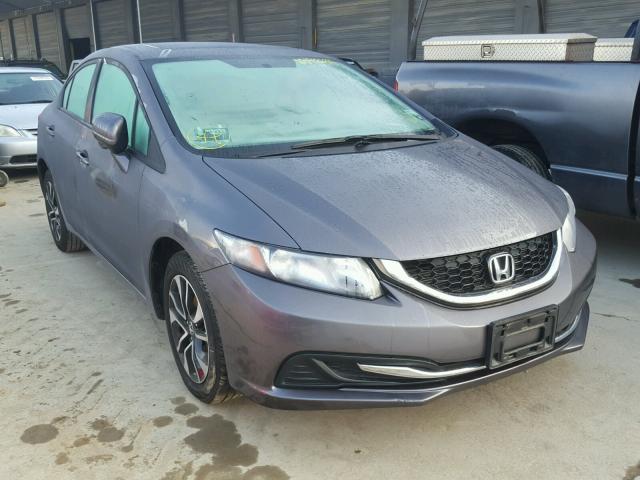 19XFB2F87EE233174 - 2014 HONDA CIVIC EX GRAY photo 1