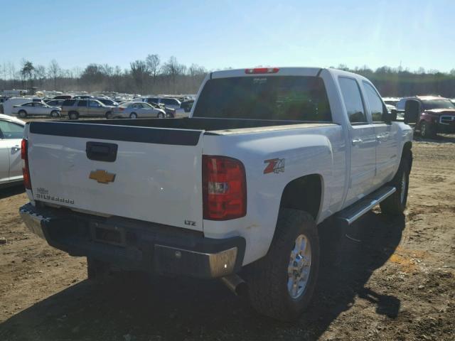 1GC1KYE84EF185542 - 2014 CHEVROLET SILVERADO WHITE photo 4