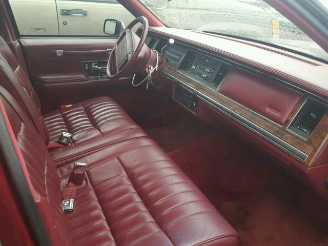 1LNCM81W5MY714096 - 1991 LINCOLN TOWN CAR E BURGUNDY photo 6