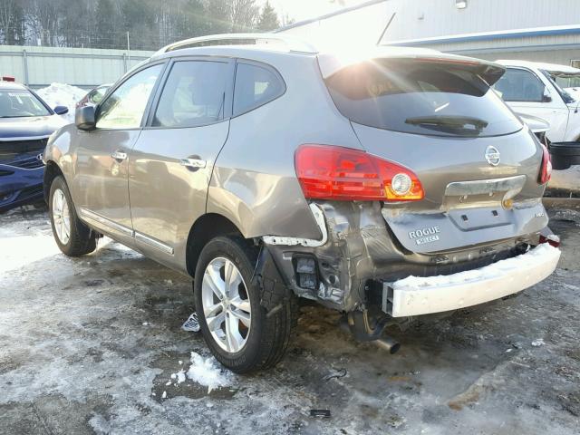 JN8AS5MV6FW768397 - 2015 NISSAN ROGUE SELE GRAY photo 3