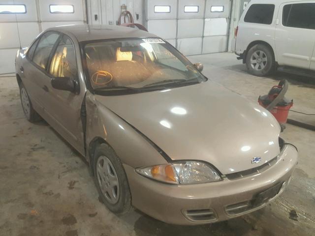 1G1JF52T017398576 - 2001 CHEVROLET CAVALIER L TAN photo 1