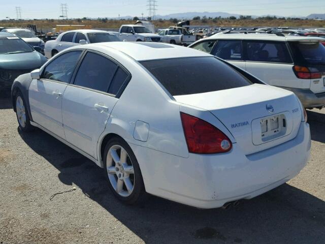 1N4BA41E65C837919 - 2005 NISSAN MAXIMA SE WHITE photo 3