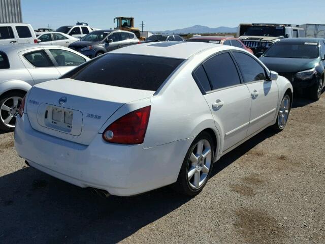 1N4BA41E65C837919 - 2005 NISSAN MAXIMA SE WHITE photo 4