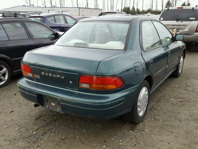 JF1GC4358TH514324 - 1996 SUBARU IMPREZA L GREEN photo 4